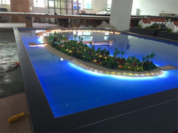 Het miniatuurvilla 3D Model raffineerde Met de hand gemaakte Techniek met Verlichtingssysteem